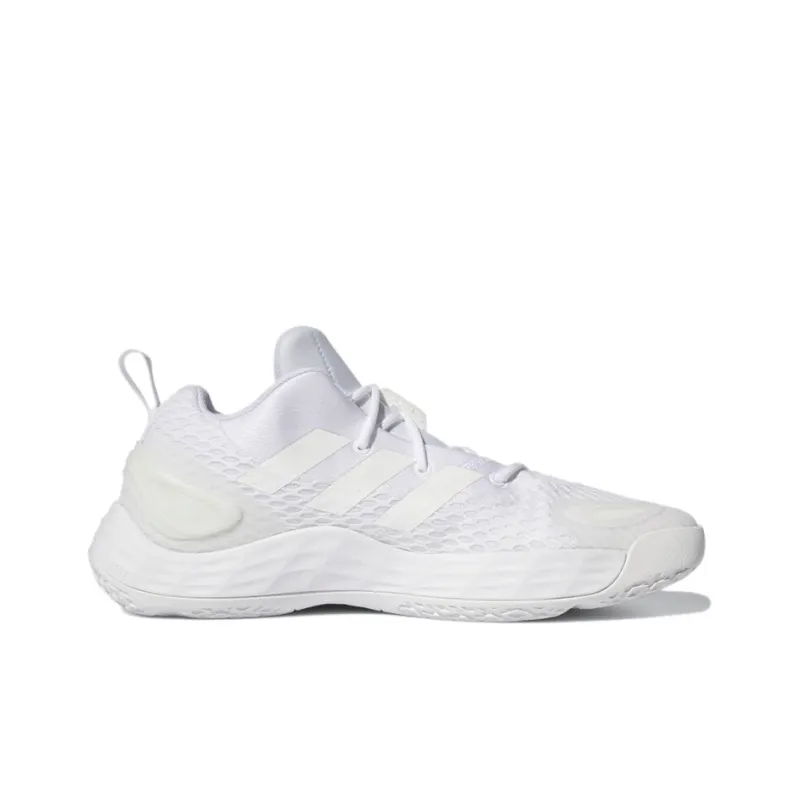 Adidas Exhibit A Basketball Shoes 'Triple White'-1