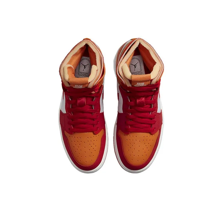 Jordan 1 High Zoom Air Cmft Fire Red Hot Curry Women's-3