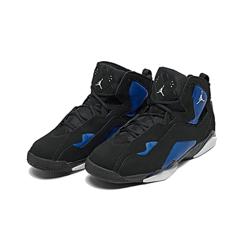 Jordan True Flight Black Game Royal-1