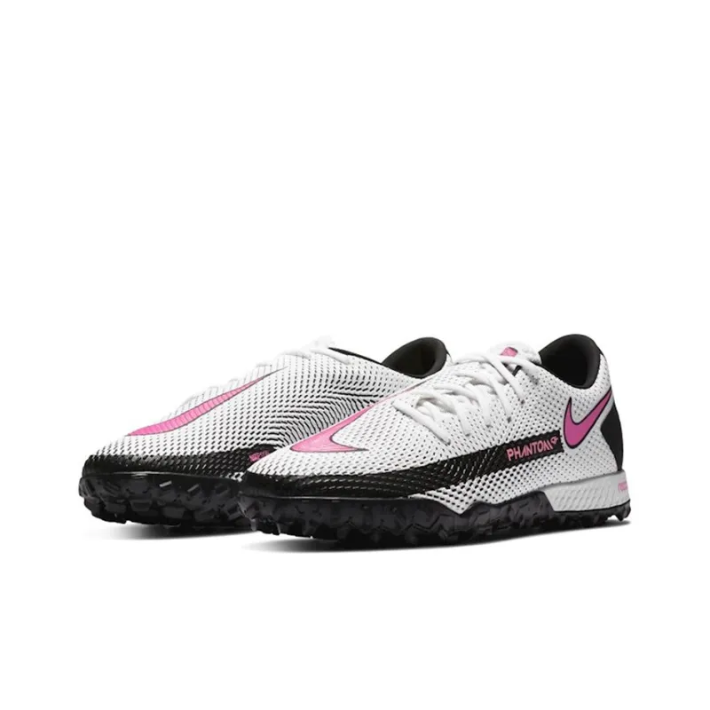 Nike React Phantom Gt Pro Tf White Black Pink Blast-2