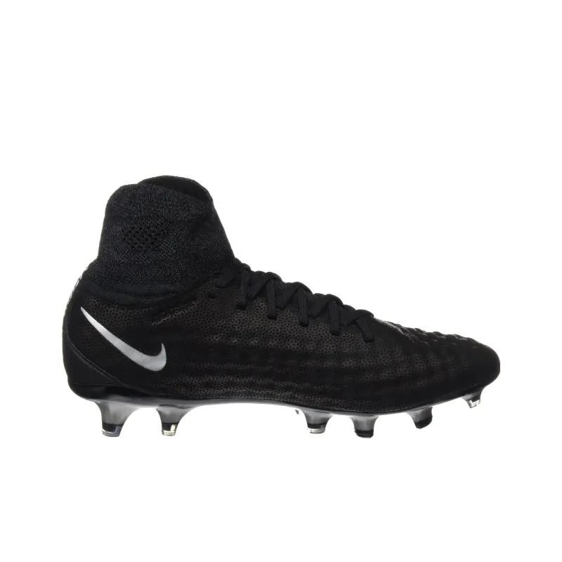 Nike Magista Obra 2 Soccer Shoes Men High-Top Black/Silver-1