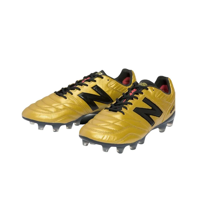 New Balance 442 V2 Pro HG Soccer Shoes 'Gold Black'-2