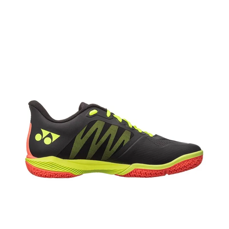 YONEX Comfort Z Cushioning Wear Resistant Coverage Support Impact Resistant Low Top Badminton Shoes Men's Black Yellow-1