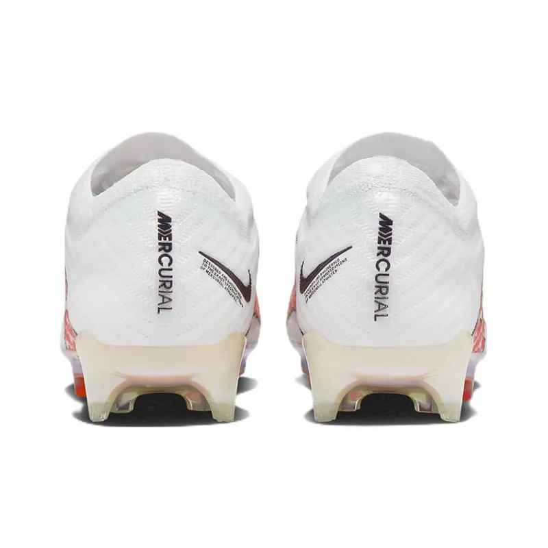 Nike Zoom Mercurial Vapor 15 Elite Fg White Bright Crimson-4