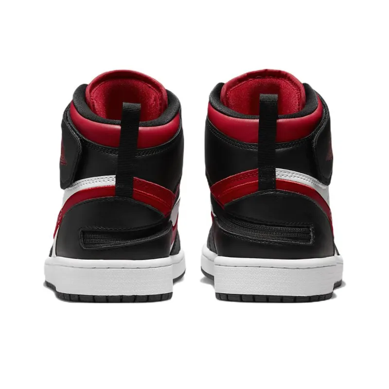 Jordan 1 High FlyEase Black White Fire Red-4