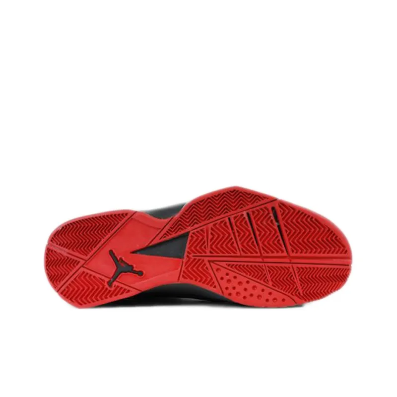 Jordan True Flight Black/Gym Red Metallic Silver-4