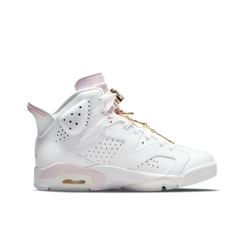 Jordan 6 Retro Gold Hoops Women's-1