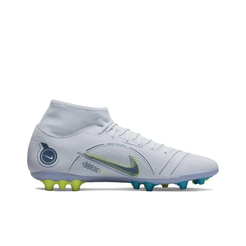 Nike Superfly 8 Academy AG 'Gray Light Blue Yellow'-1