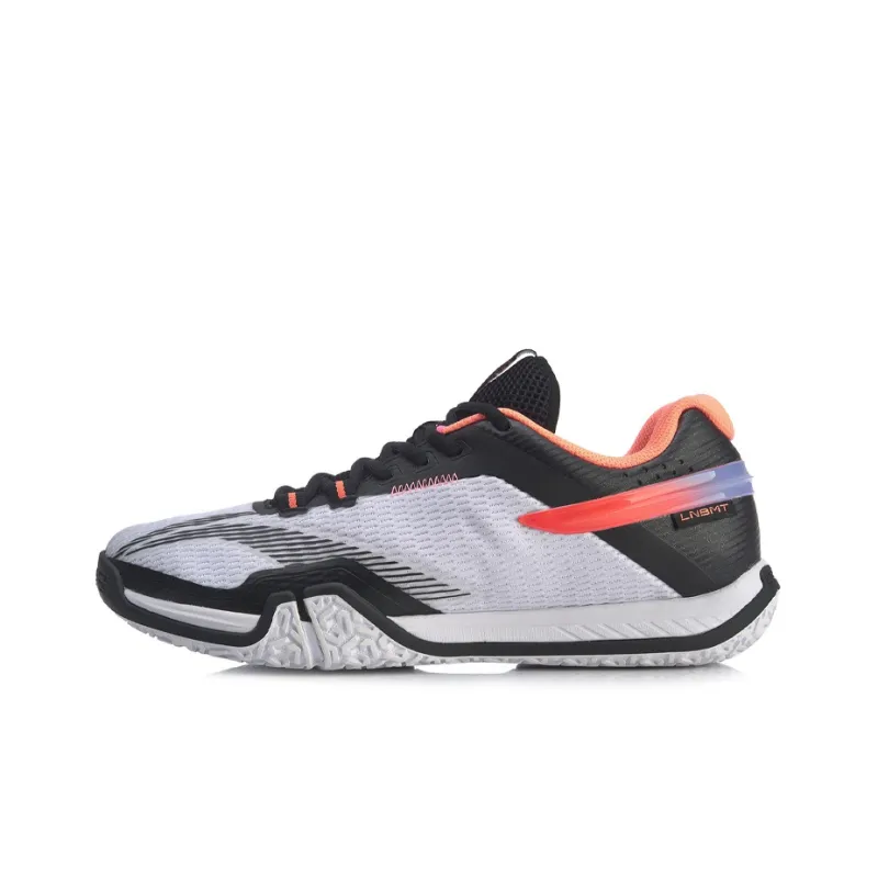LiNing Flying Close To The Ground Lite Cushioning Rebound Low-Top Badminton Shoes White Black-0