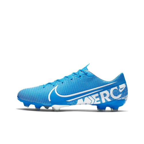 Nike Mercurial Vapor 13 Soccer Shoes Unisex Low-Top Blue/White