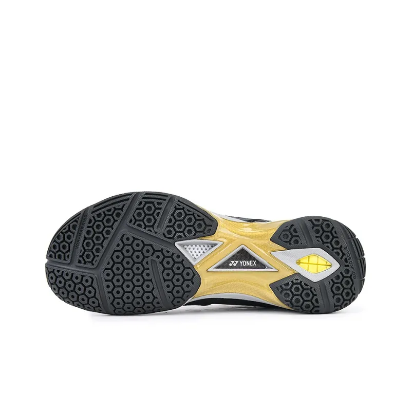 YONEX Badminton Shoes Men Low Top Black Gold-3