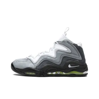 Nike Air Pippen Vintage Basketball Shoes Men High Top White/Gray/Green/Black