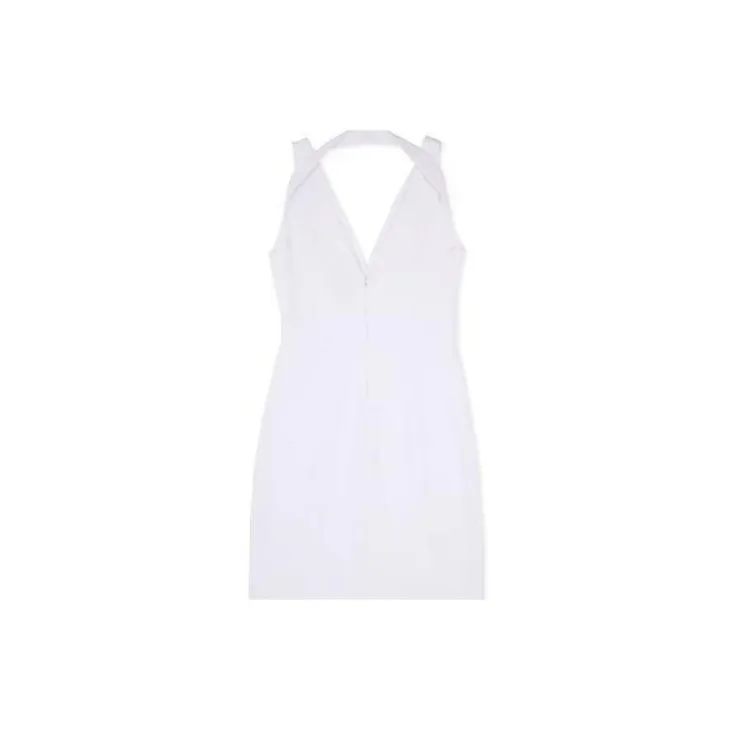 GUESS Sleeveless Dresses Women's White-1