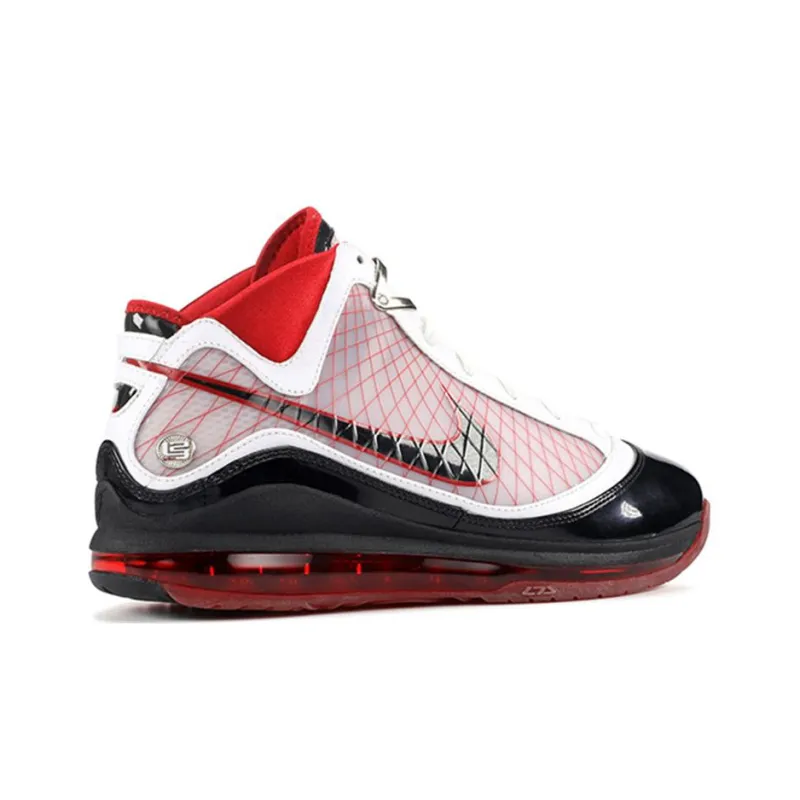 Nike LeBron 7 White/Black Varsity Red-2