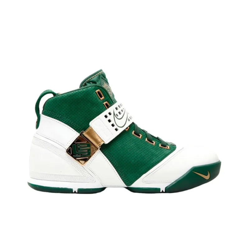 Nike LeBron 5 Gorge Green Metallic Gold-1