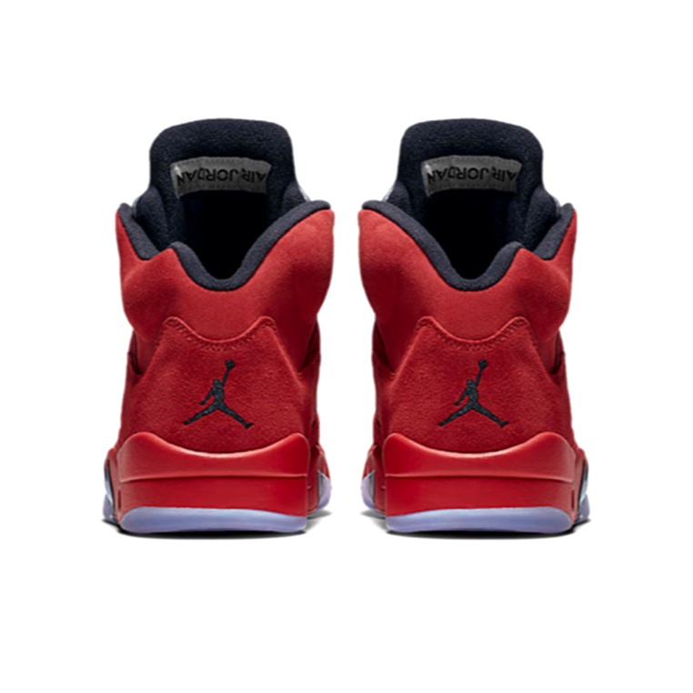 JORDAN 5 Retro Red Suede POIZON