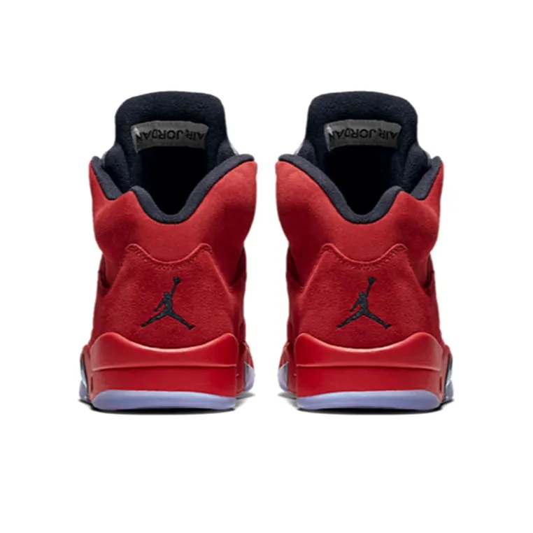 Jordan 5 Retro Red Suede-3