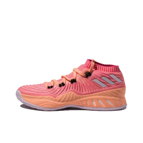 Stella Mccartney X Adidas Crazy Explosive Vintage Basketball Shoes Men Mid-Top Orange/Pink