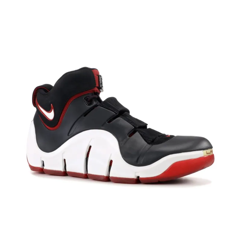 Nike LeBron 4 Black White Red-2