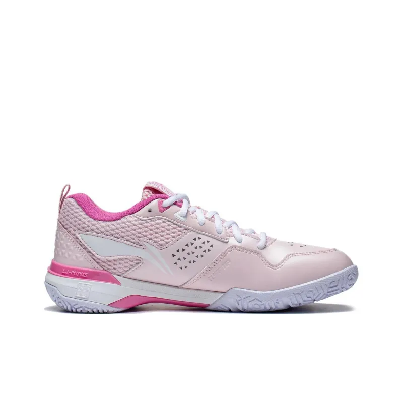 LiNing Blade Pro Anti Slip And Wear Resistant Breathable Low Top Badminton Shoes Unisex Primrose Pink-1
