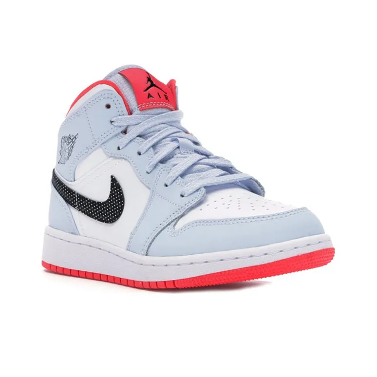 Jordan 1 Mid GS Half Blue-2
