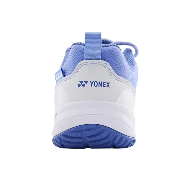 YONEX Cushioning Anti Slip Wear Resistant Breathable Lightweight Coverage Low Top Badminton Shoes Unisex White Blue-3