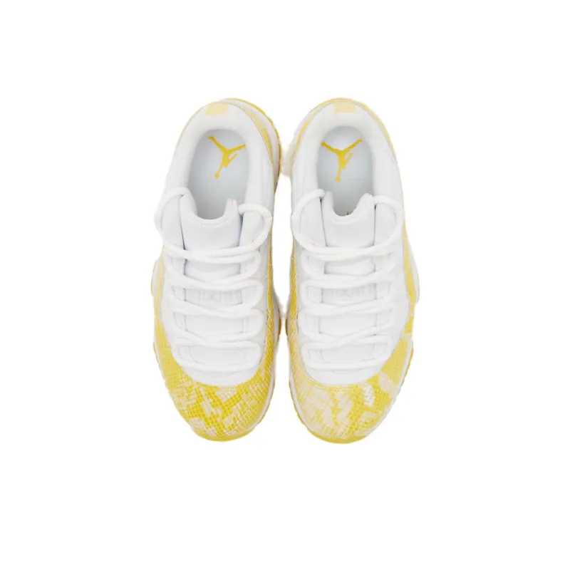 JORDAN 11 Retro Low Yellow Snakeskin Women's-2