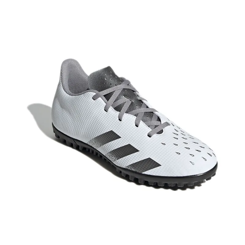 Adidas Predator Freak.4 Turf Soccer Shoes 'Cloud White Iron Metallic Solar Red'-2
