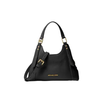 MICHAEL KORS Leather Tote Bag, Shopping Bag, Shoulder Bag, Crossbody Bag, Handbag Small Size Women's Black