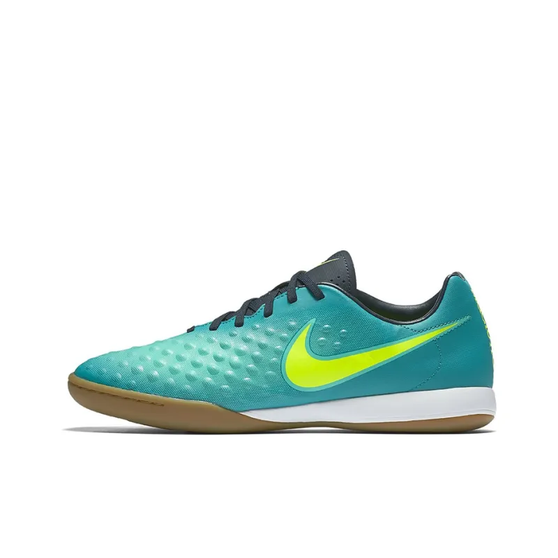 Nike MagistaX Onda 2 IC/IN Cushioned Anti-Slip And Wear-Resistant Lightweight Soccer Shoes Men's Green-0
