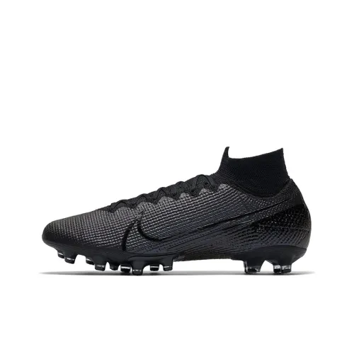Nike Mercurial Superfly 7 Soccer Shoes Men Mid-Top Black