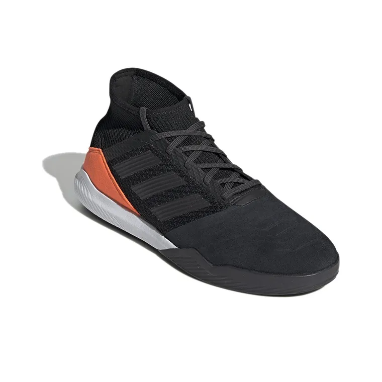 Adidas Predator 19.3 IC/IN Breathable Soccer Shoes Men's Black Orange-2