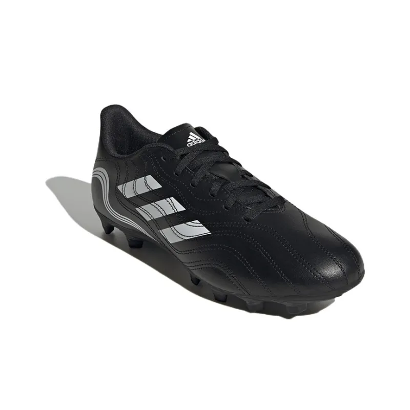 Adidas Copa Sense.4 FG Rubber Long Studs Anti-Slip And Wear-Resistant Lightweight Soccer Shoes Unisex Black White-2