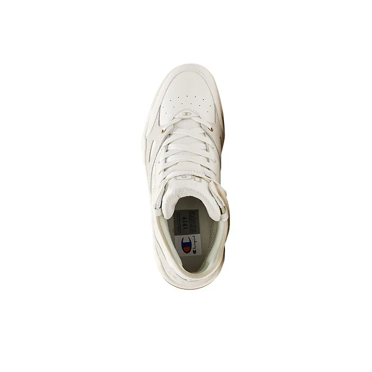 Champion Retro Sports Collection Champ Hoop Mid Mid-Top Vintage Basketball Shoes Men's White Yellow-2