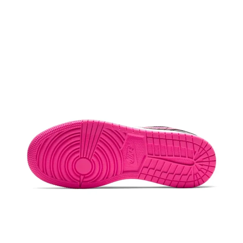 Jordan 1 Low Black White Hyper Pink GS-5