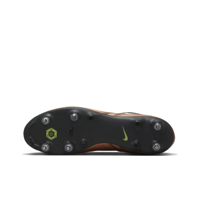 Nike Phantom GT2 Academy SG-Pro Anti-clog Traction Soft Ground Soccer Shoes Unisex Black Gold-5