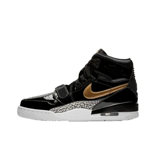 Jordan Legacy 312 Black Gold Patent