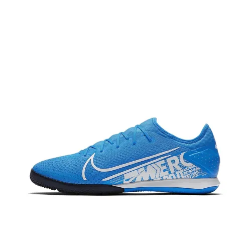 Nike Mercurial Vapor 13 Soccer Shoes Men Low-Top Blue/White/Black