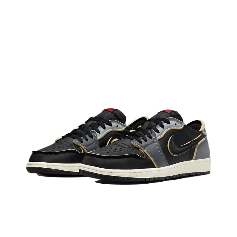 JORDAN 1 Low Og Ex Black Smoke Grey-2