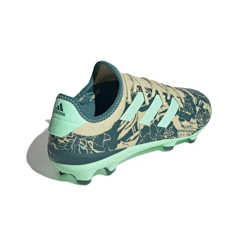 Adidas Gamemode Soccer Shoes Unisex Low Top Beige/Blue-3