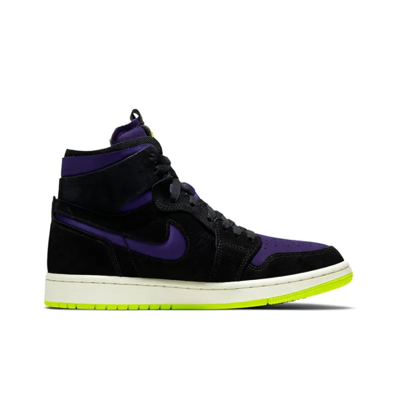 Jordan 1 High Zoom Air Cmft Black Court Purple Lemon Venom Women's-1