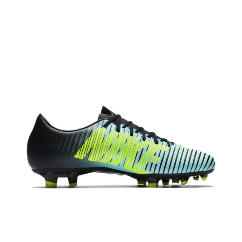 Nike Mercurial Victory Soccer Shoes Men Low-Top Black/Blue/Green/White-1