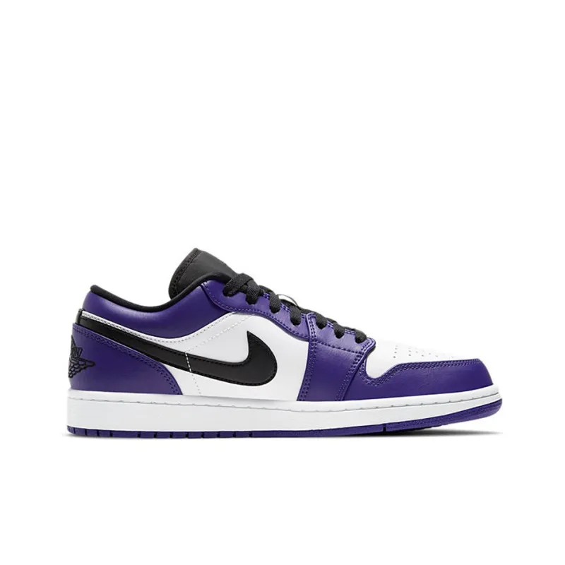 Jordan 1 Low Court Purple White-1
