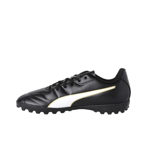 PUMA EvoSPEED Series Soccer Shoes Men Low-Top Black/White/Yellow