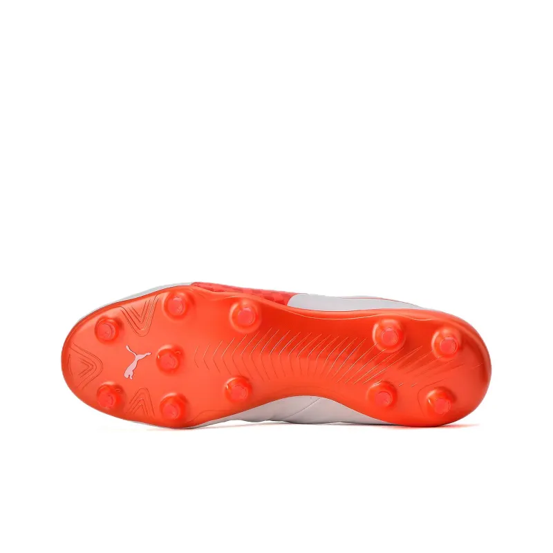 PUMA King Platinum 21 Rally Fg 'White Orange'-5