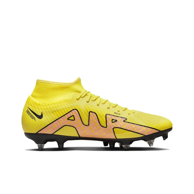 Nike Mercurial Superfly 9 15 Academy SG Pro Anti Clog Traction 'Yellow Strike Coconut Milk Doll'-1