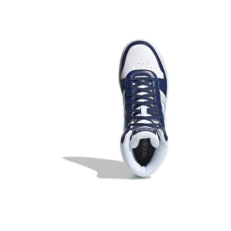 Adidas Neo Hoops 2.0 Mid 'White Blue' Women's-4