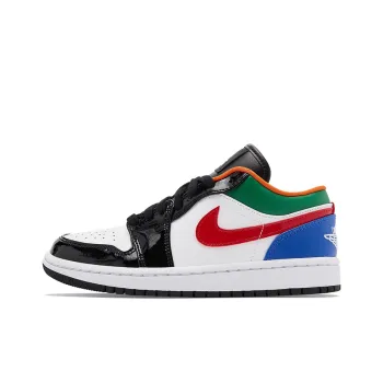 JORDAN 1 Low Multi Color Black Toe Women's