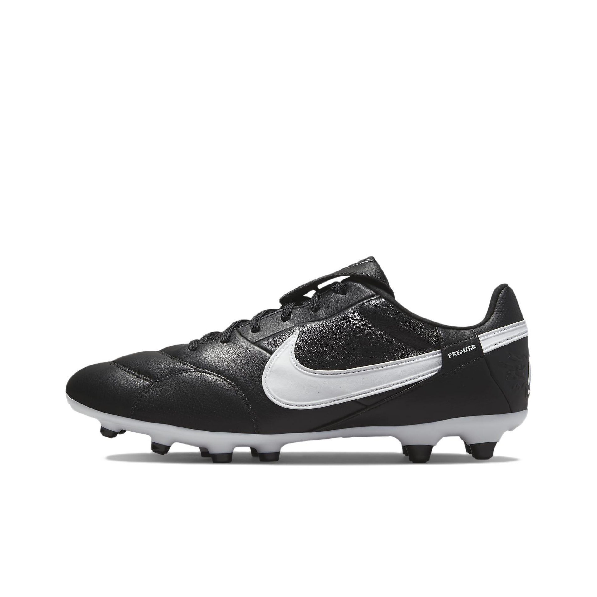 Nike The Premier III Firm Ground - Black/White - Adult Boots |