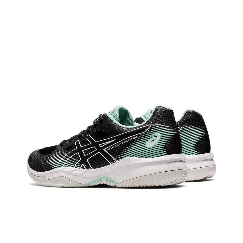 Asics Women's Gel Court Hunter 2 'Black Green'-3